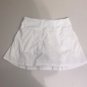 Lululemon white tennis skirt
